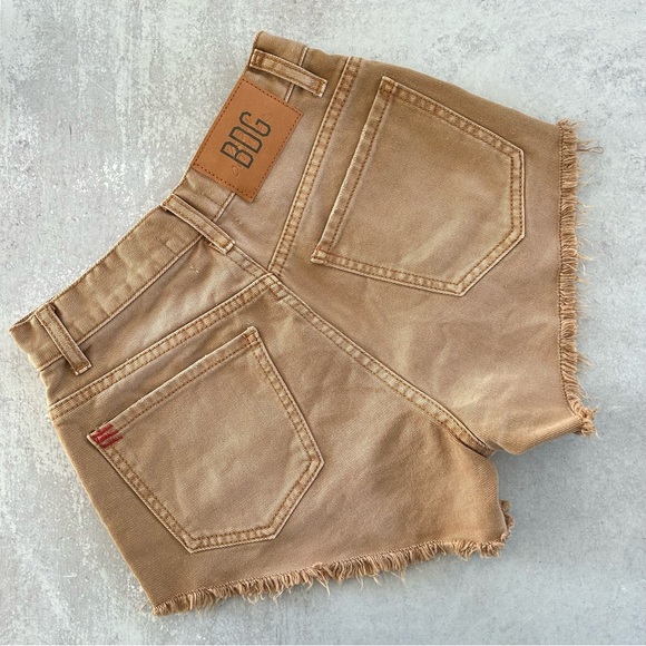 Urban Outfitters BDG High Rise Cheeky Short in Light Sand 24 - Picture 6 of 8